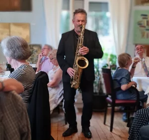 Bild Christoph als Solokünstler, Christoph_Krzeslack_Saxophonist